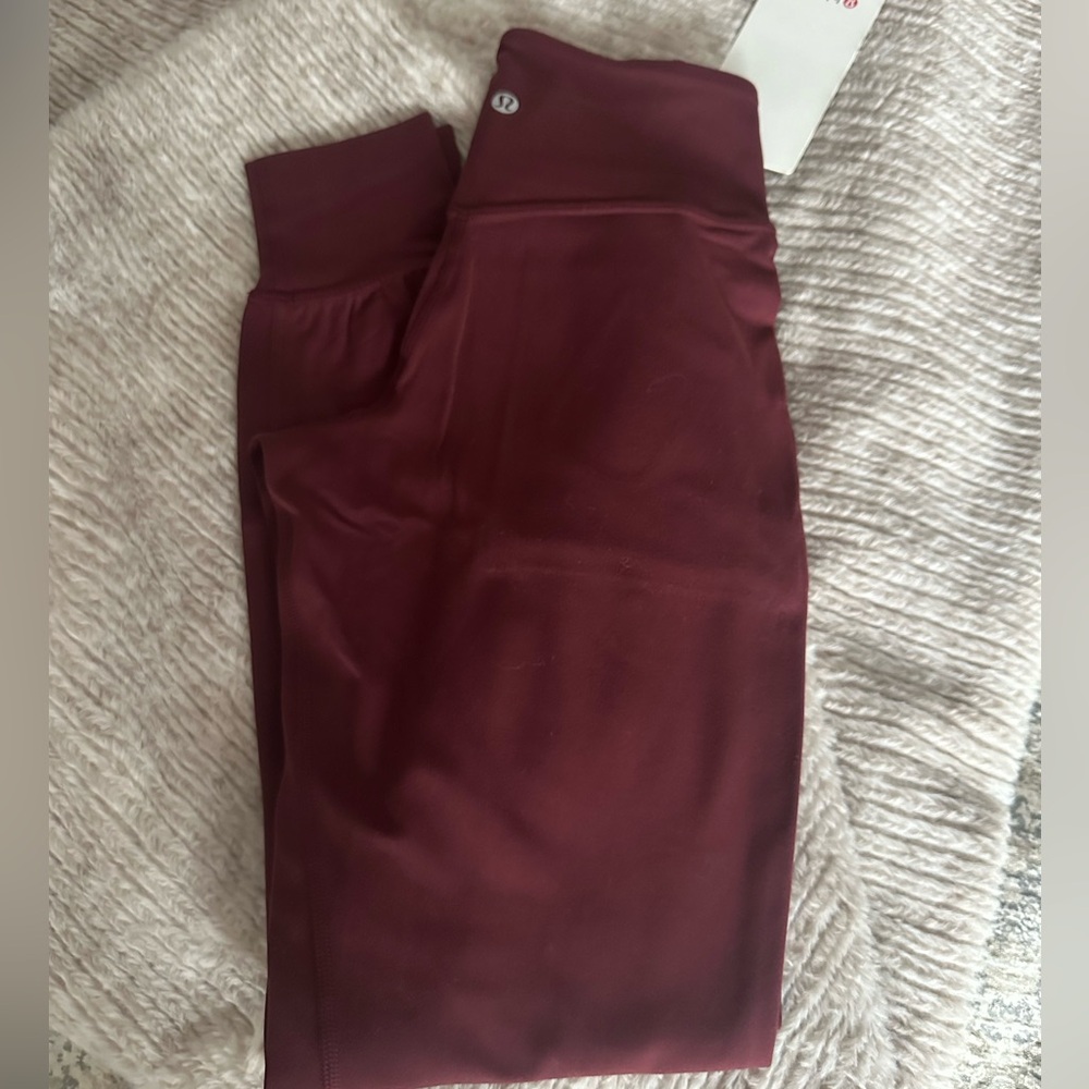 Lululemon Align™ High-Rise Jogger – Burgundy | Size 0 | NWT